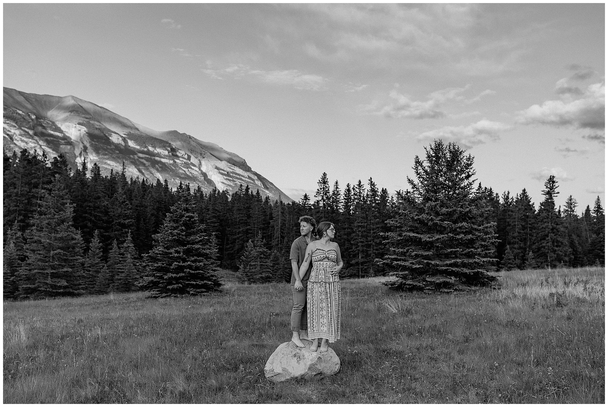 1NAP-0107-2 Amy & Bailey - Canmore Engagement Session