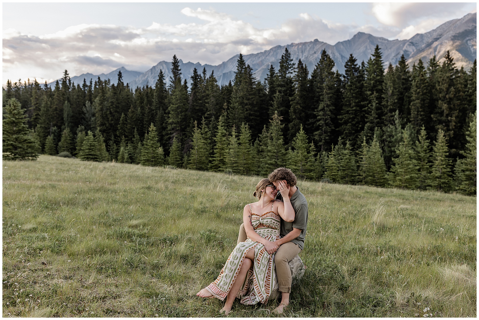 1NAP-0125 Amy & Bailey - Canmore Engagement Session