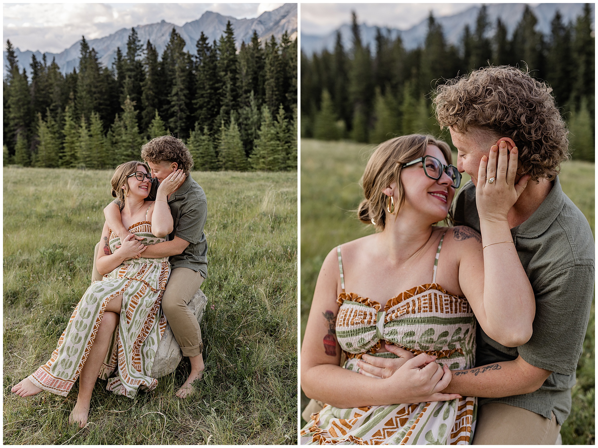 1NAP-0131 Amy & Bailey - Canmore Engagement Session